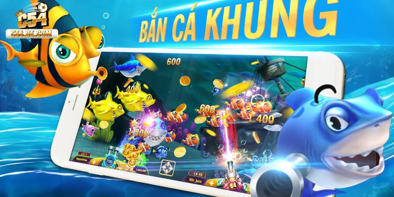 Trải nghiệm bắn cá C54 mọi lúc mọi nơi